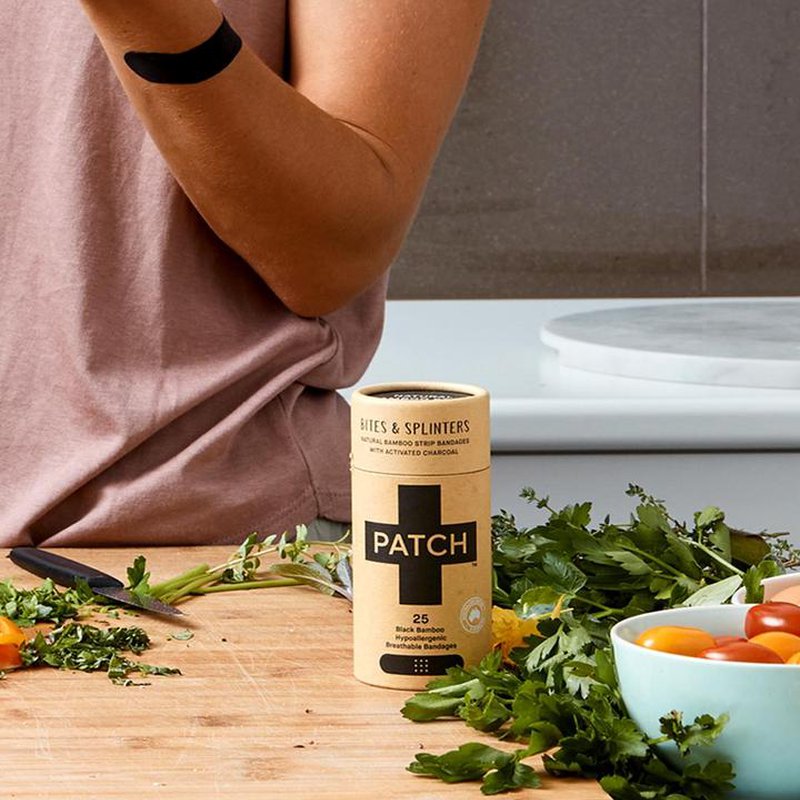 Patch, Naturalne plastry samoprzylepne z aktywnym węglem, 25 szt.