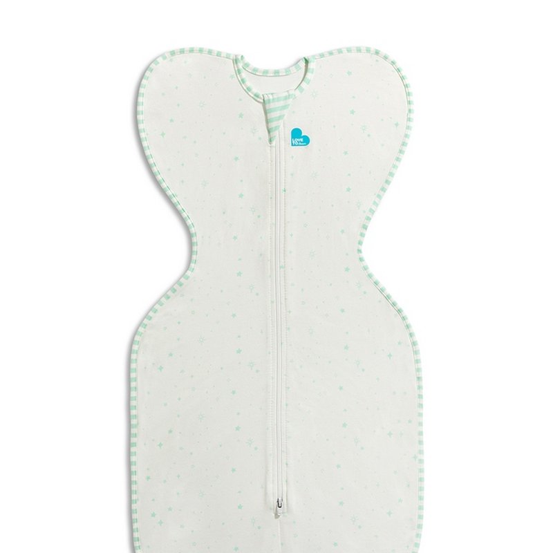 Love to Dream - Otulacz Swaddle UP - rozmiar M - miętowy - ETAP 1 - 1.0 TOG Organic