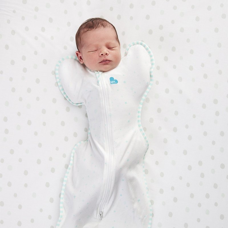 Love to Dream - Otulacz Swaddle UP - rozmiar M - miętowy - ETAP 1 - 1.0 TOG Organic
