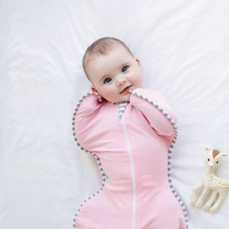 Love to Dream - Otulacz Swaddle UP - rozmiar XS - różowy - ETAP 1 Original