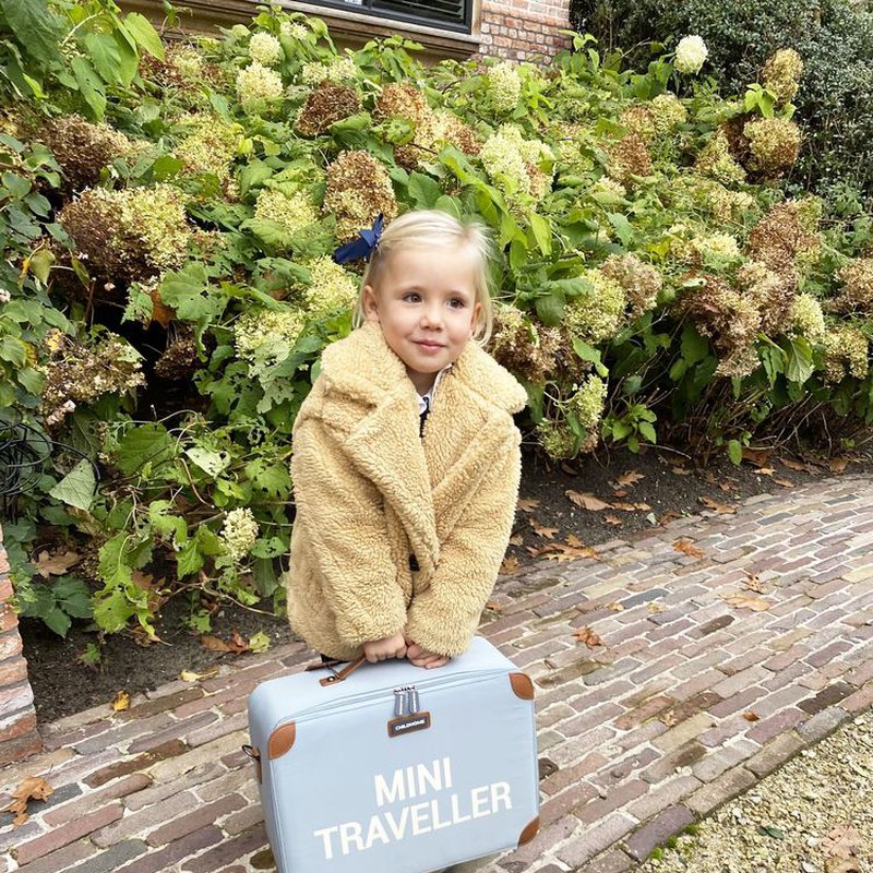 Childhome Walizka dziecięca Mini Traveller Szara CHILDHOME