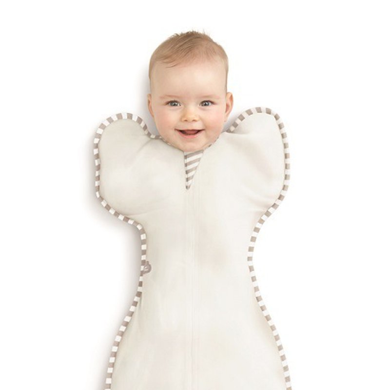 Love to Dream - Otulacz Swaddle UP - rozmiar S - kremowy - ETAP 1 Organic