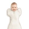Love to Dream - Otulacz Swaddle UP - rozmiar S - kremowy - ETAP 1 Organic