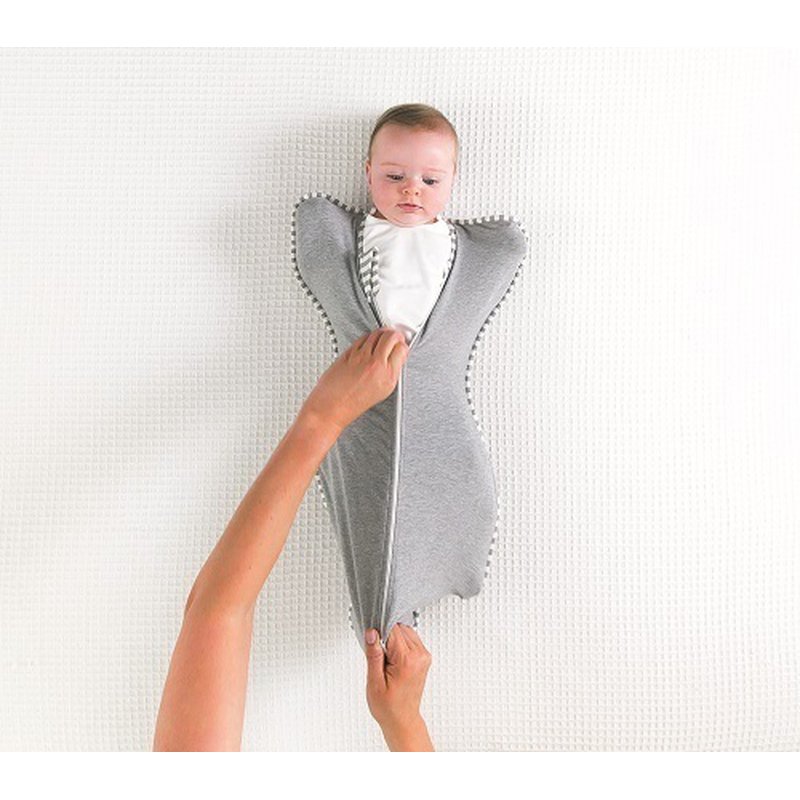 Love to Dream - Otulacz Swaddle UP - rozmiar S - kremowy - ETAP 1 Organic