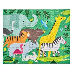 Petit Collage Puzzle Dwustronne w Torebce