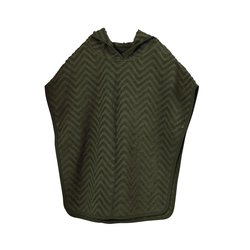 Filibabba Poncho Zigzag Dark Green FILIBABBA