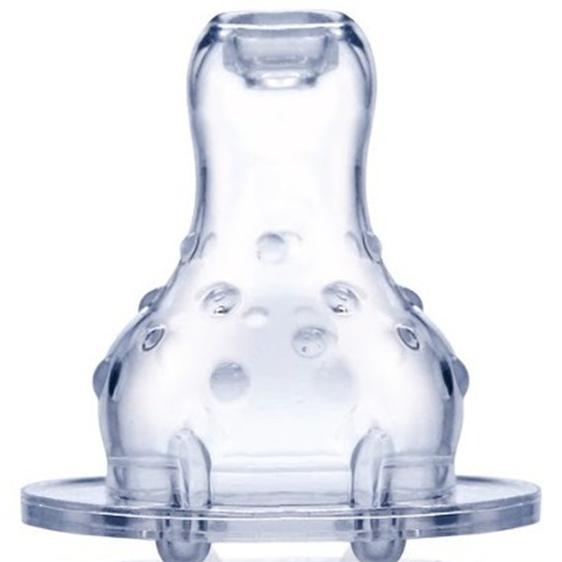 Smoczek silikonowy niekapek Nuby - standardowa szyjka 2szt.