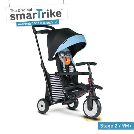 Smart Trike Składany rowerek Folding Trike 500 7w1 toTs-czarny/niebies