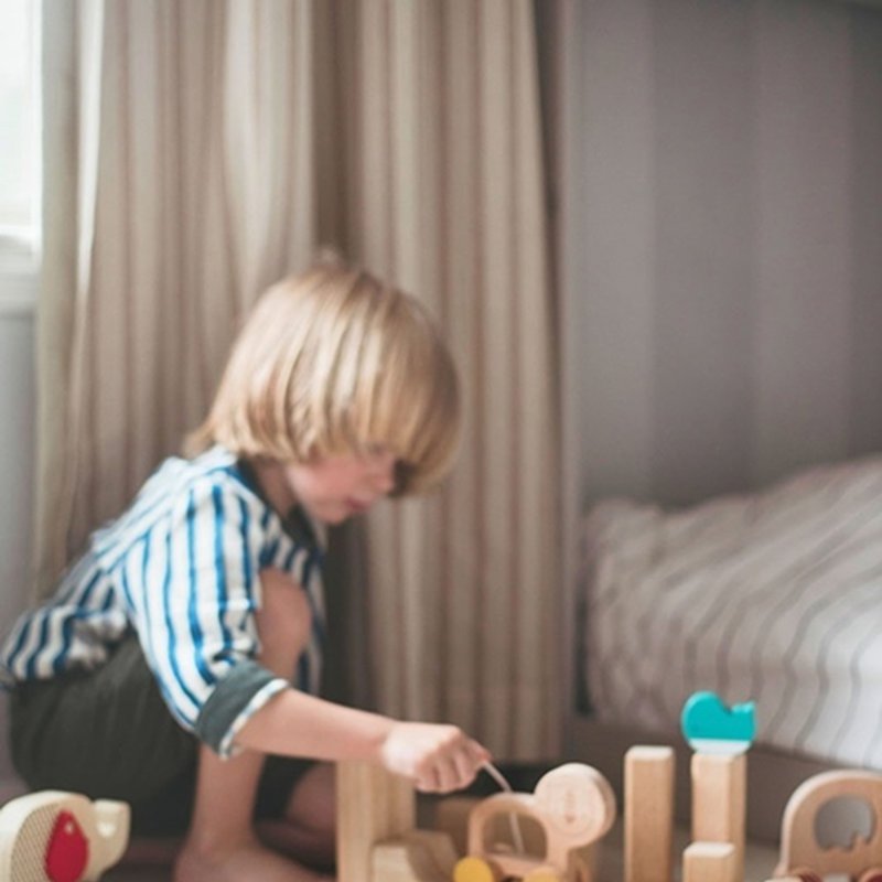 Petit Collage Zabawka do Ciągnięcia Pociąg