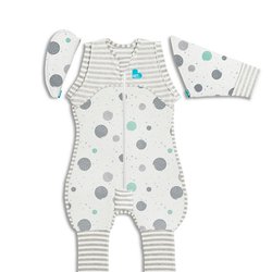 Love to Dream - Piżama przejściowa Transition Suit-rozmiar L-biała-ETAP 2-0.2 TOG Lite