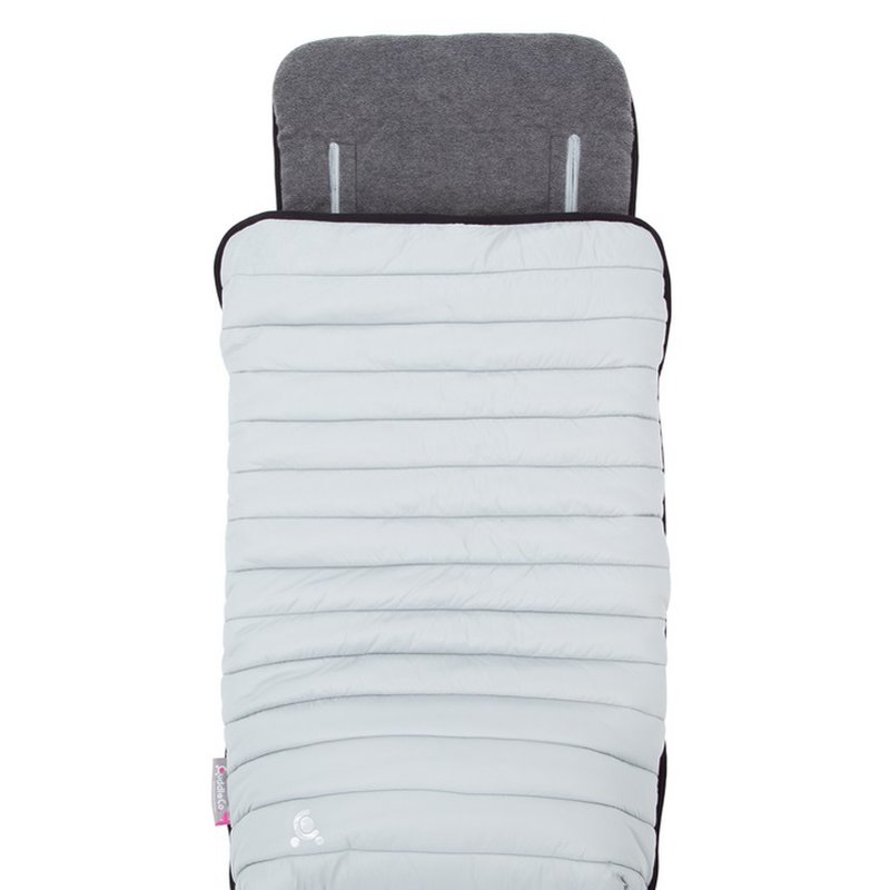 CuddleCo - Śpiworek Comfi-Snug 2w1 - jasny szary