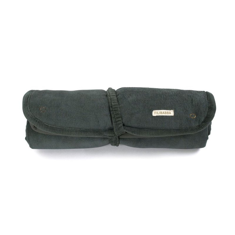 Filibabba Przewijak podróżny Sztruks Pine Green FILIBABBA