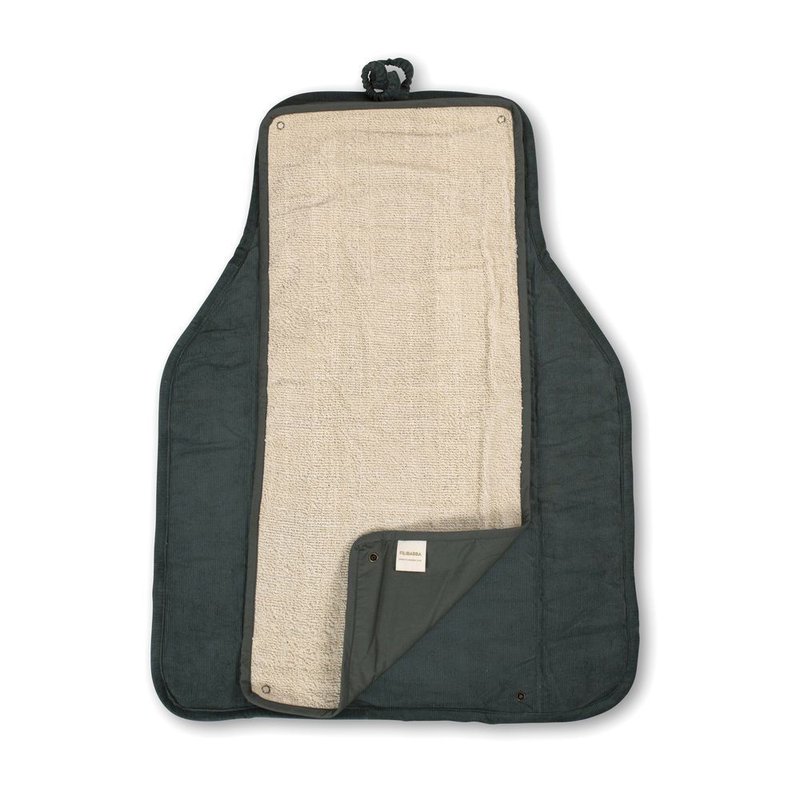 Filibabba Przewijak podróżny Sztruks Pine Green FILIBABBA