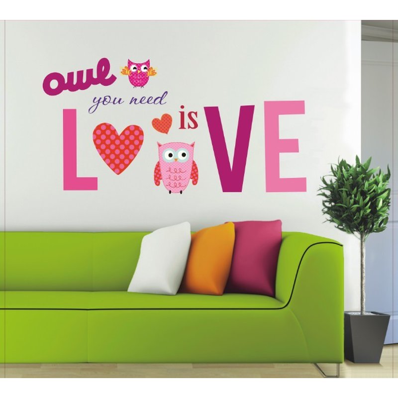 MARKO - Dekoracje Ścienne - Dekoracje ścienne - Owl You Need Is Love