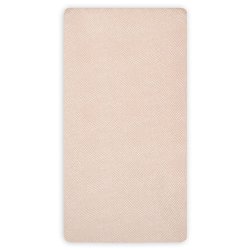 Jollein - Baby & Kids - Jollein - Prześcieradło do łóżeczka 60 x 120 cm SNAKE PALE PINK