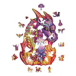 Wood Trick - Puzzle drewniane smok