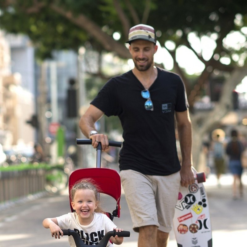 Składany rowerek trójkołowy Doona LIKI S3  5w1 - czerwony Doona Liki