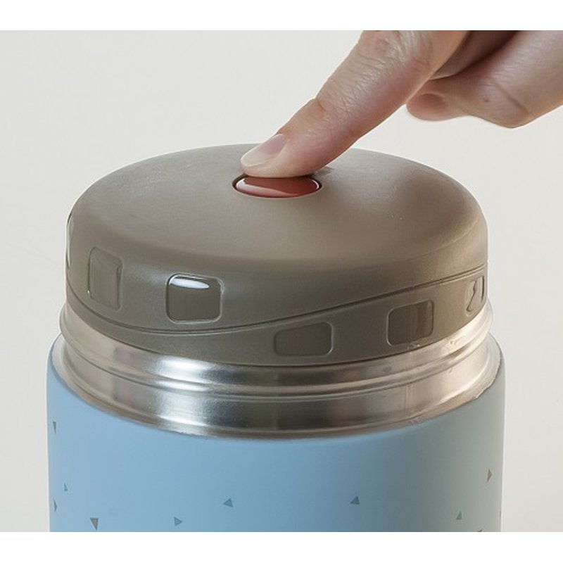 Miniland - Termos do posiłków Azure-Rose 600ml z powłoką -  seledynowy