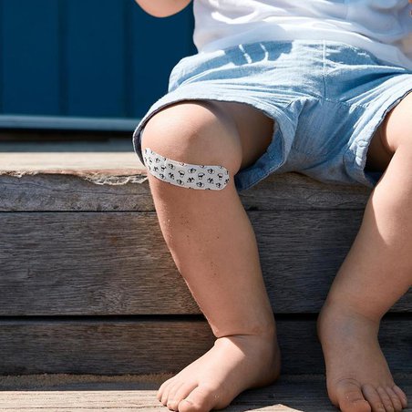 Patch, Naturalne plastry samoprzylepne dla dzieci z olejem kokosowym, 25 szt.