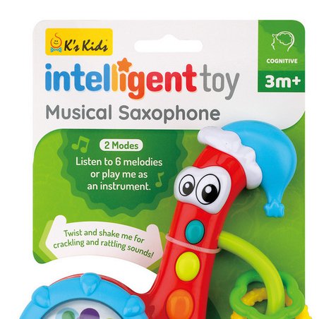 K's Kids Inteligent Toy - Zabawka muzyczna Saksofon