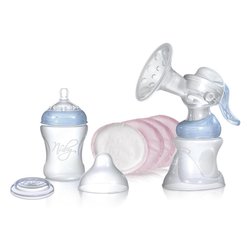 Nuby - Laktator ręczny Comfort - zestaw