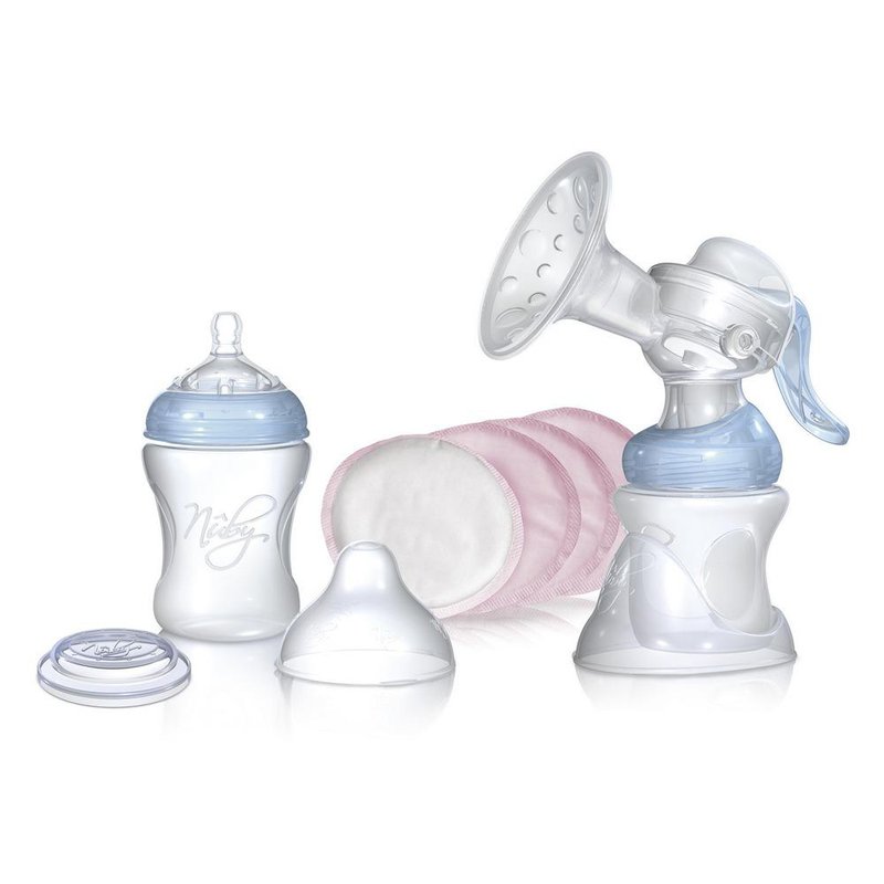 Nuby - Laktator ręczny Comfort - zestaw