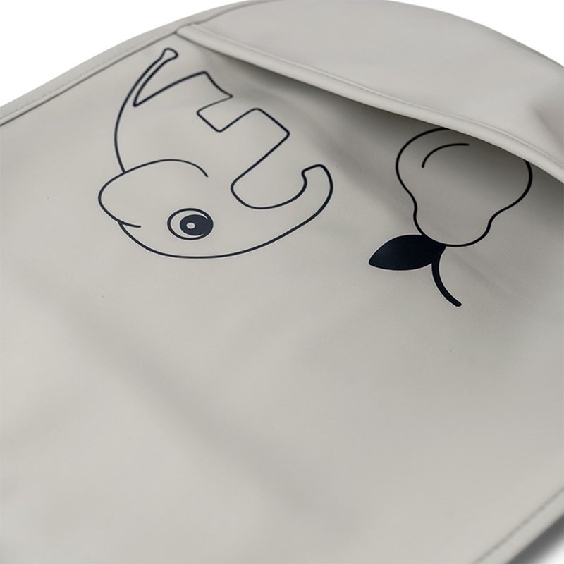 Done by Deer Śliniak z Kieszonką 2szt Grey