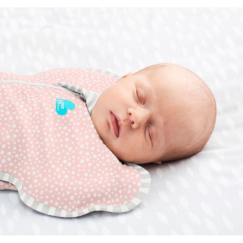 Love to Dream - Otulacz Swaddle UP - rozmiar XS - różowy - ETAP 1 - 1.0 TOG Bamboo