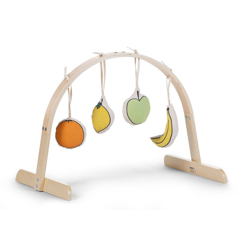 Childhome Zestaw zabawek 4 szt. Canvas do Tipi Play Gym CHILDHOME