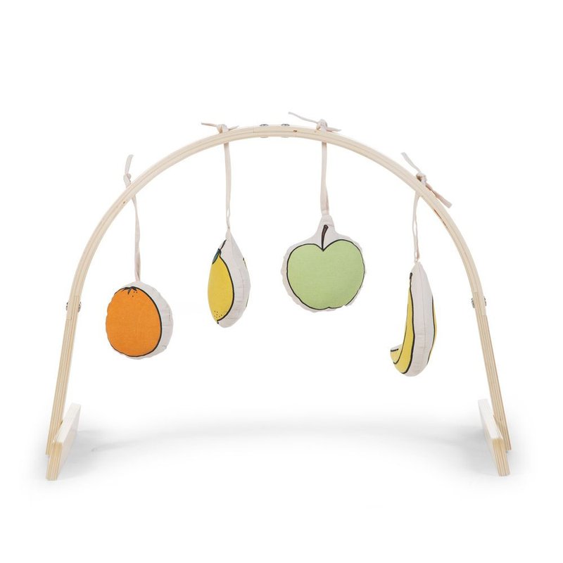 Childhome Zestaw zabawek 4 szt. Canvas do Tipi Play Gym CHILDHOME