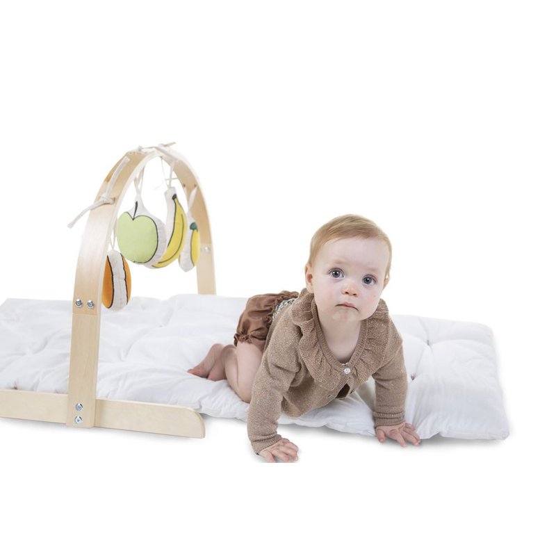 Childhome Zestaw zabawek 4 szt. Canvas do Tipi Play Gym CHILDHOME