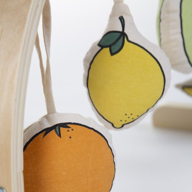 Childhome Zestaw zabawek 4 szt. Canvas do Tipi Play Gym CHILDHOME