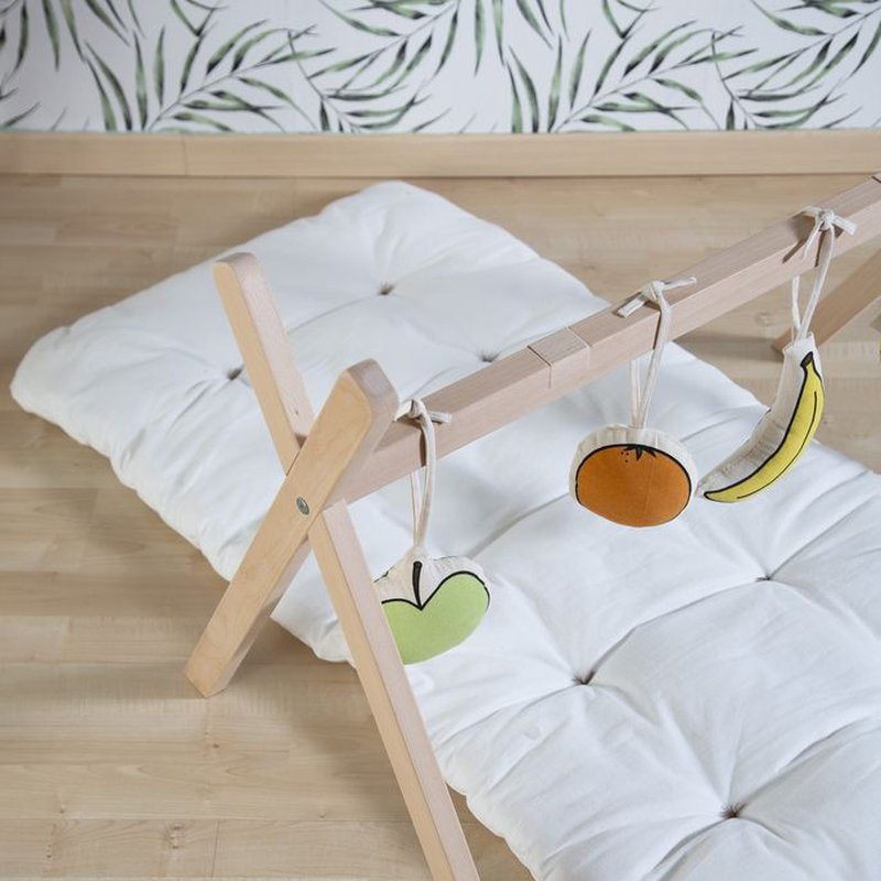 Childhome Zestaw zabawek 4 szt. Canvas do Tipi Play Gym CHILDHOME