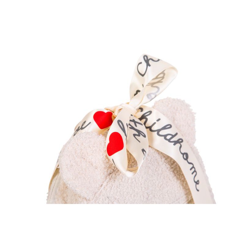 Childhome Plecak dziecięcy My First Bag Teddy Bear White (Limited Edition) CHILDHOME