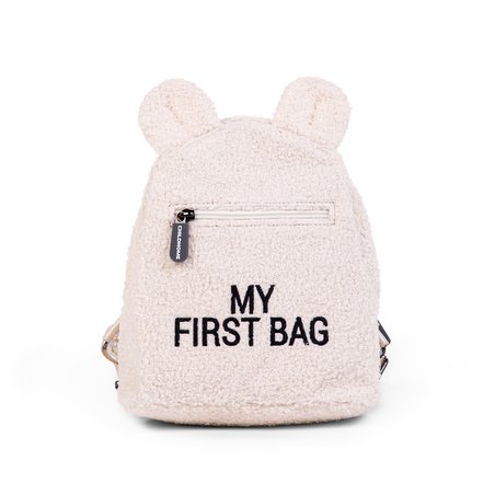 Childhome Plecak dziecięcy My First Bag Teddy Bear White (Limited Edition) CHILDHOME