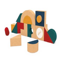 Elou - Ekologiczne klocki korkowe - Klocki - 18 sztuk
