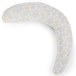 CuddleCo - Poduszka Rogal Comfi-Mum 5w1 bambus - plaster miodu pastelowy