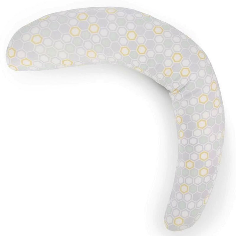 CuddleCo - Poduszka Rogal Comfi-Mum 5w1 bambus - plaster miodu pastelowy