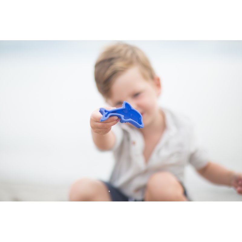 Funkit world - Silikonowe Foremki do piasku 4 szt. Scrunch - Koralowy