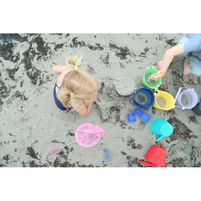 Funkit world - Silikonowe Foremki do piasku 4 szt. Scrunch - Koralowy