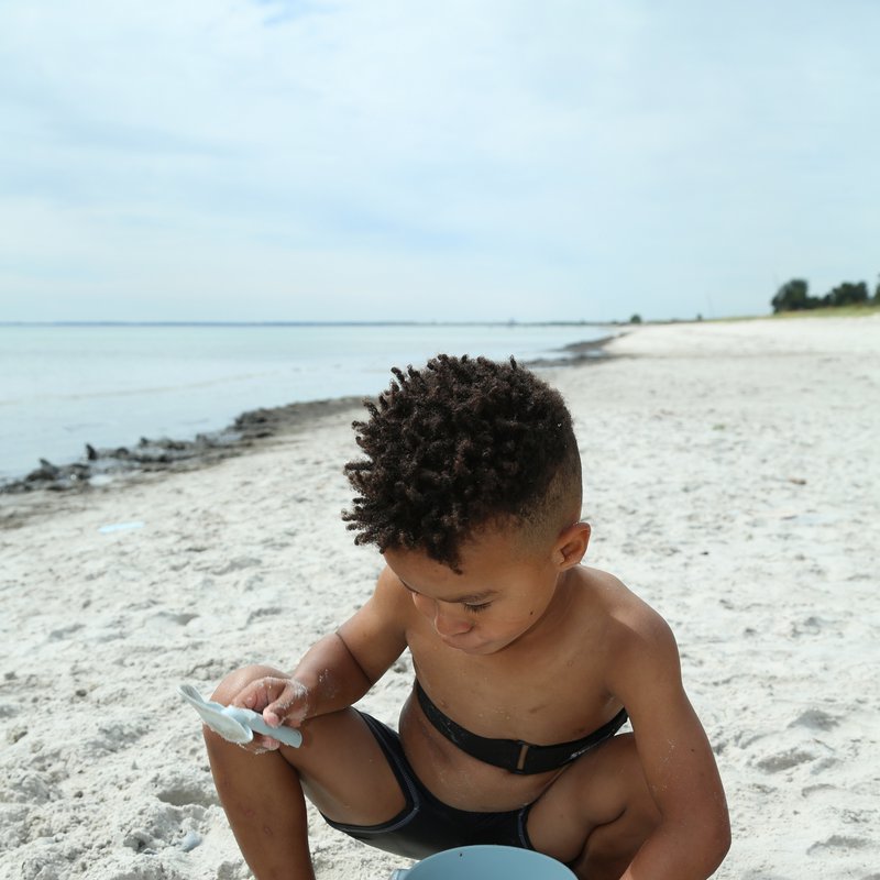 Funkit world - Silikonowe Foremki do piasku 4 szt. Scrunch - Koralowy