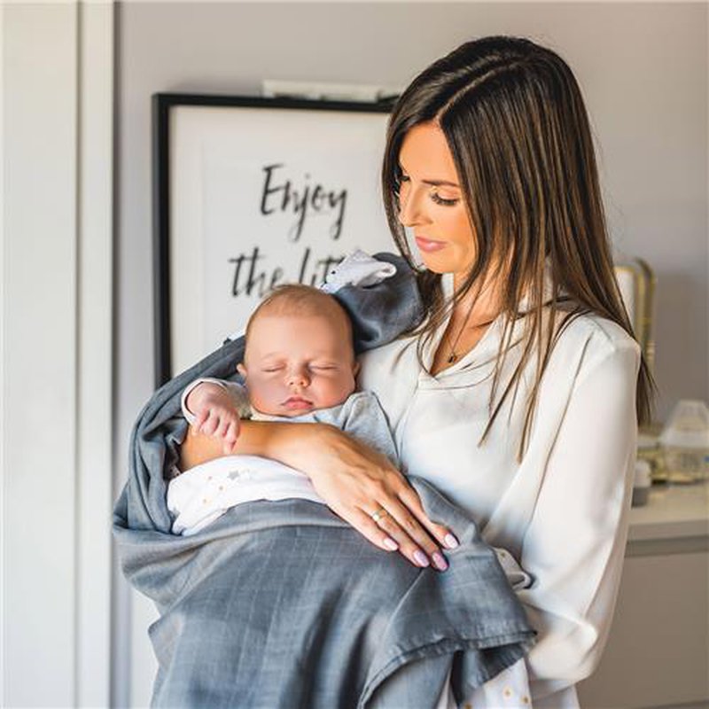 BABYONO - 537/02 Otulacze z muślinu bambusowego (dwupak)