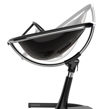 Mima Zigi - Bo - Ovi - Krzesełko Mima Moon 2G - stelaż + podnóżek - czarny