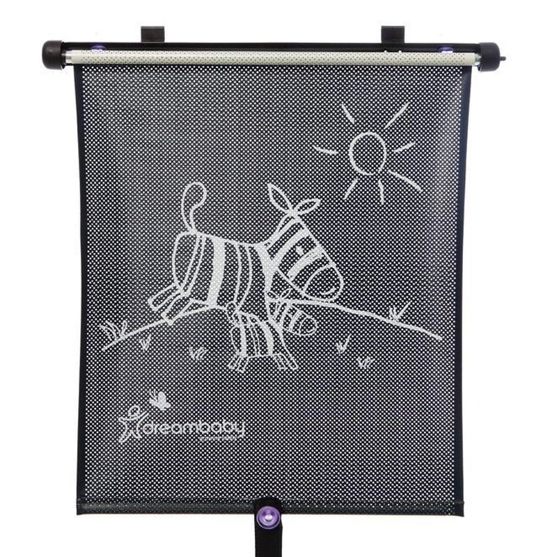 Dreambaby - Roleta samochodowa przeciwsłoneczna UV - dwustronna - Zebra