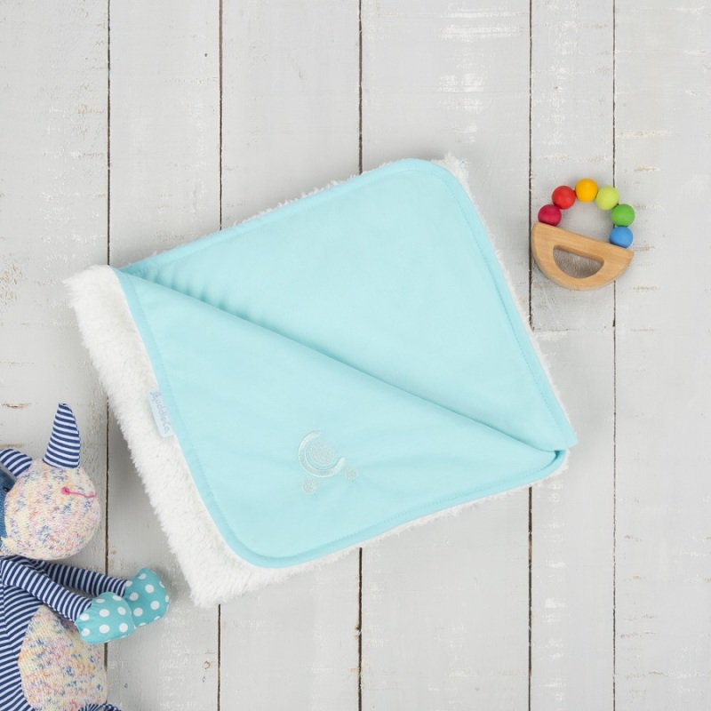 CuddleCo - Kocyk dziecięcy Comfi-Huggle XL - Turkusowy