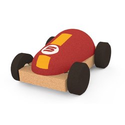 Elou - Ekologiczne klocki korkowe - Autko wyścigowe