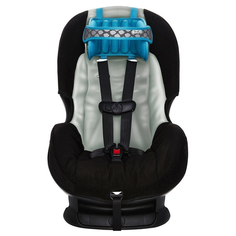 NapUp - Opaska podtrzymująca głowę w foteliku samochodowym - niebieska