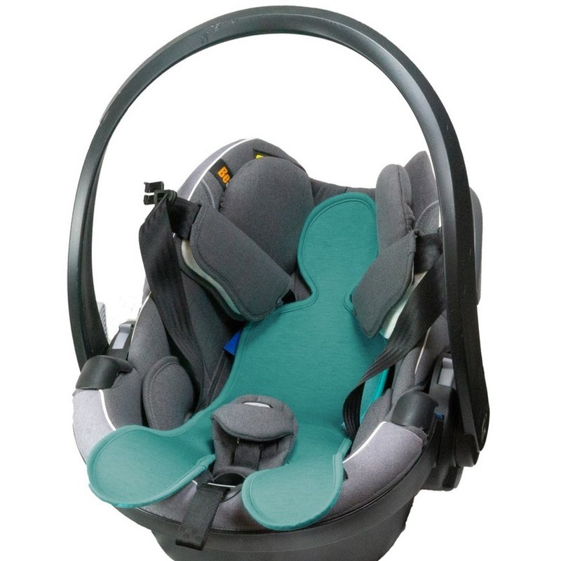 Kuli-Muli - Wkładka antypotowa do fotelika samochodowego 0-13 kg - ciemny turkus