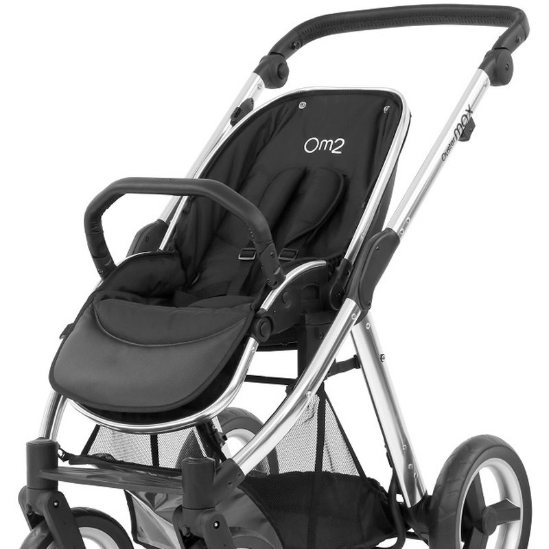Wózek spacerowy Oyster Max - stelaż - lustrzany srebrny