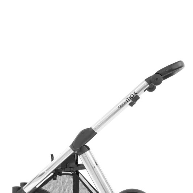 Wózek spacerowy Oyster Max - stelaż - lustrzany srebrny